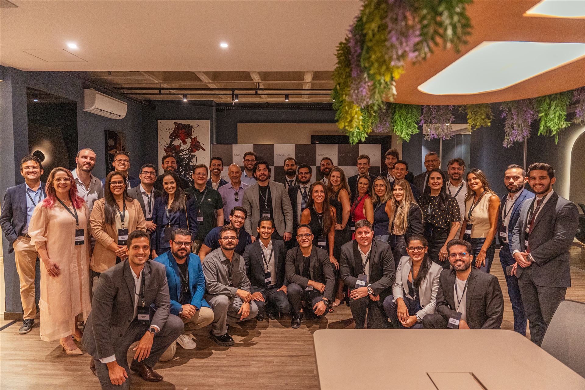 Turma reunida em evento da Escola de PI